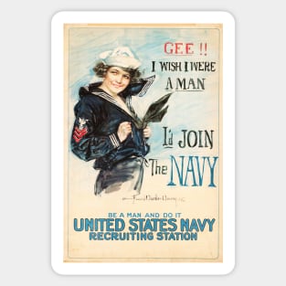 Join The Navy Sticker